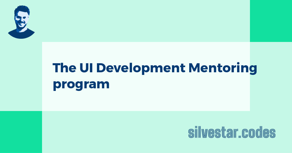 The UI Development Mentoring program S.Bistrović